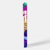 Farbenfrohe Parrot iPhone Case (Rückseite / Links)