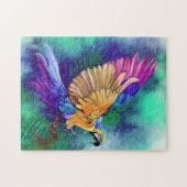Farbenfrohe Parrot Jigsaw Puzzle Malerei (Horizontal)
