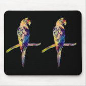 Farbenfrohe Parrot Mousemat Mousepad (Vorne)