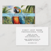Farbenfrohe Parrot-Visitenkarten Visitenkarte (Vorne/Hinten)