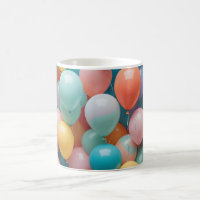 Farbenfrohe Party Balloons Muster
