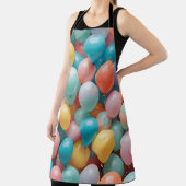 Farbenfrohe Party Balloons Muster Schürze (InSitu)