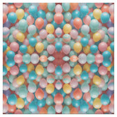 Farbenfrohe Party Balloons Muster Stoff (Muster)