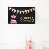 Farbenfrohe Party Banner (InSitu)