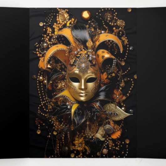 Farbenfrohe Party Einladung (Innenseite Mitte)