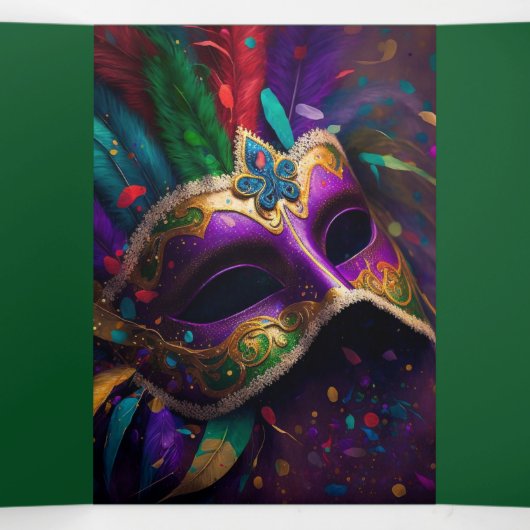 Farbenfrohe Party Einladung (Innenseite Mitte)