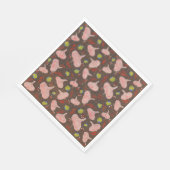 Farbenfrohe Party-Papier-Servietten Serviette (Ecke)