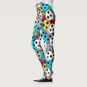 Farbenfrohe Party Skulls Leggings (Links)