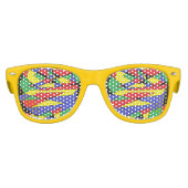 Farbenfrohe Party Sonnenbrille (Vorderseite)