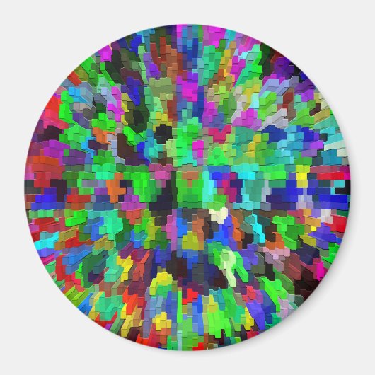 Farbenfrohe Partyin'..... Magnet (Vorne)