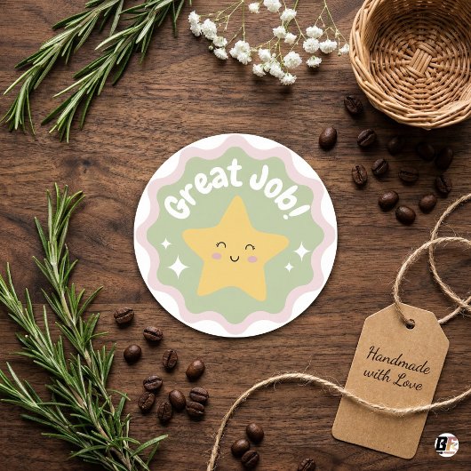 Farbenfrohe Pasta Niedliche tolle Arbeit für Kinde Runder Aufkleber