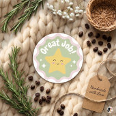 Farbenfrohe Pasta Niedliche tolle Arbeit für Kinde Runder Aufkleber