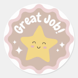 Farbenfrohe Pasta Niedliche tolle Arbeit für Kinde Runder Aufkleber