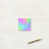 Farbenfrohe Pastel Blur Gradient Notes Post-it Klebezettel (Auf Schreibtisch)