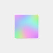 Farbenfrohe Pastel Blur Gradient Notes Post-it Klebezettel (Vorderseite)