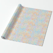 Farbenfrohe Pastel Boho Mod Geometric Abstrakt Geschenkpapier (Ungerollt)