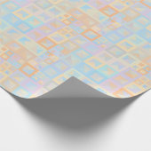 Farbenfrohe Pastel Boho Mod Geometric Abstrakt Geschenkpapier (Ecke)