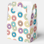 Farbenfrohe Pastel Donuts & Sprinkles Muster Geschenkschachtel (Geöffnet)