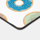Farbenfrohe Pastel Donuts & Sprinkles Muster Schreibtischunterlage (Ecke)