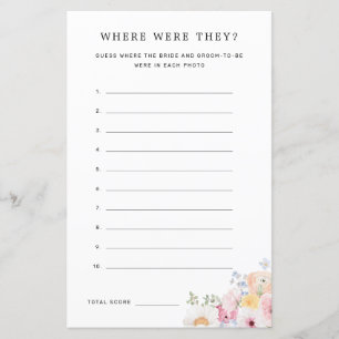 Farbenfrohe Pastel Floral wo sie spielen