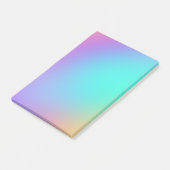 Farbenfrohe Pastel Gradient Post-it Klebezettel (angewinkelt)