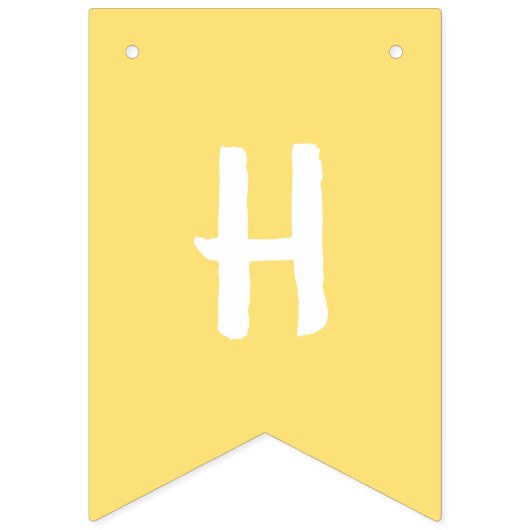 Farbenfrohe Pastel Happy Birthday Wimpelkette (Zweite Fahne)