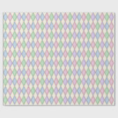 Farbenfrohe Pastel Harlequin (klein) Geschenkpapier (Flach)