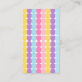 Farbenfrohe Pastel Ice Cream Sundae Kinderdusche Begleitkarte (Rückseite)