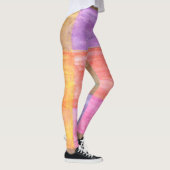 Farbenfrohe Pastel Rectangle verbindet Leggings (Rechts)