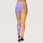 Farbenfrohe Pastel Rectangle verbindet Leggings (Rückseite)