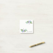 Farbenfrohe Pastel Tones Bouquet Post-it Klebezettel (Auf Schreibtisch)