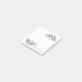 Farbenfrohe Pastel Tones Bouquet Post-it Klebezettel (angewinkelt)