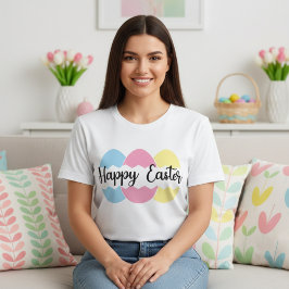 Farbenfrohe Pasteleier Happy Oaster T-Shirt
