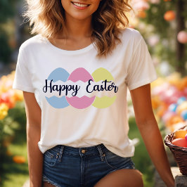 Farbenfrohe Pasteleier Happy Oaster T-Shirt
