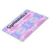 Farbenfrohe Pastelgymnastik Notepad Notizblock (angewinkelt)