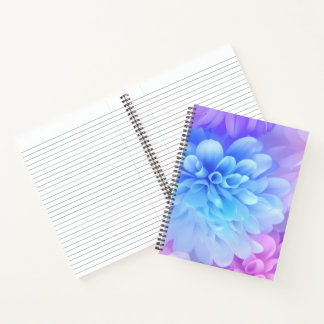 Farbenfrohe Pastell-Ätherische Blumen Notizblock