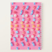 Farbenfrohe Pastell Candies Notizblock (Rückseite)