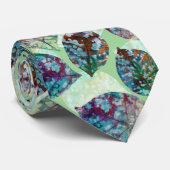 farbenfrohe Pastell-Herbstlaube Krawatte (Gerollt)