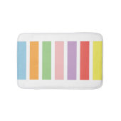 farbenfrohe Pastell Hues Badematte (Vorderseite)