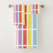 farbenfrohe Pastell Hues Badhandtuch Set (Insitu)