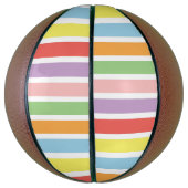 farbenfrohe Pastell Hues Basketball (Vertikal)