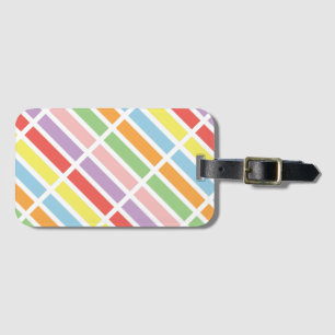 farbenfrohe Pastell Hues Gepäckanhänger