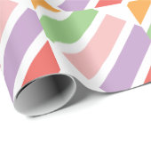 farbenfrohe Pastell Hues Geschenkpapier (Rolleneckpunkt)