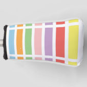farbenfrohe Pastell Hues Golf Headcover (Vorderseite)