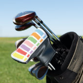 farbenfrohe Pastell Hues Golf Headcover (In Situ)