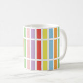 farbenfrohe Pastell Hues Kaffeetasse (VorderseiteRechts)