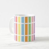 farbenfrohe Pastell Hues Kaffeetasse (Vorderseite Links)