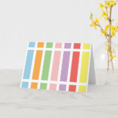 farbenfrohe Pastell Hues Karte (Gelbe Blume)