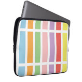 farbenfrohe Pastell Hues Laptopschutzhülle (Vorne Rechts)