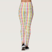 farbenfrohe Pastell Hues Leggings (Rückseite)